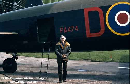 Reg Jeffcock by BBMF Lancaster PA474 