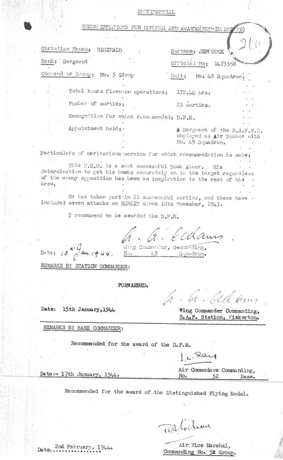 Recommendation letter