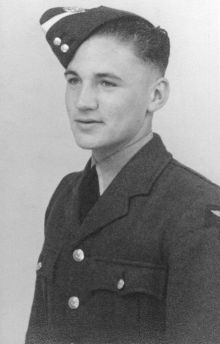 Reg Jeffcock in LAC uniform